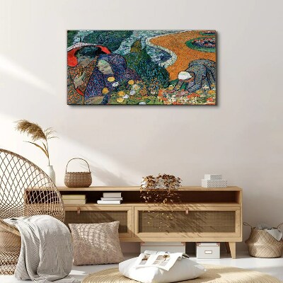 Tableau imprimé sur toile Les femmes dans le jardin