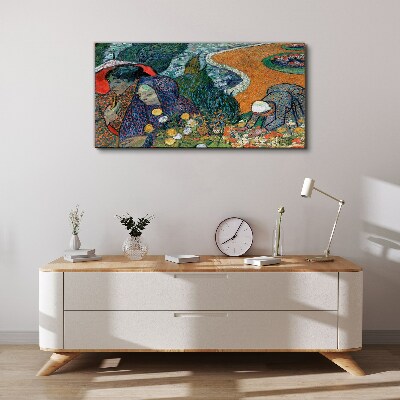 Tableau imprimé sur toile Les femmes dans le jardin