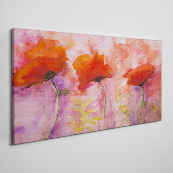 Tableau sur toile Un rêve floral dans les tons de rose