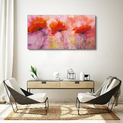 Tableau sur toile Un rêve floral dans les tons de rose