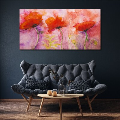 Tableau sur toile Un rêve floral dans les tons de rose