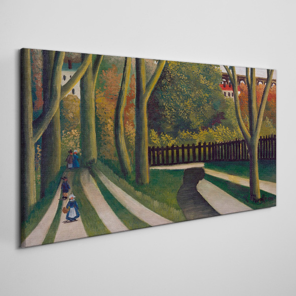 Tableau imprimé sur toile Une promenade dans le parc