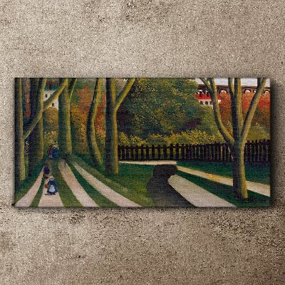 Tableau imprimé sur toile Une promenade dans le parc