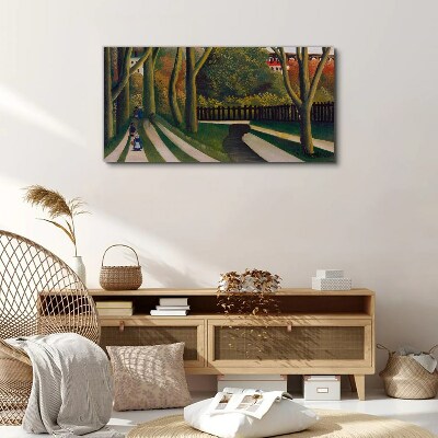 Tableau imprimé sur toile Une promenade dans le parc