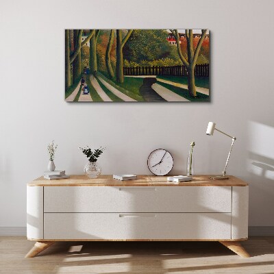 Tableau imprimé sur toile Une promenade dans le parc