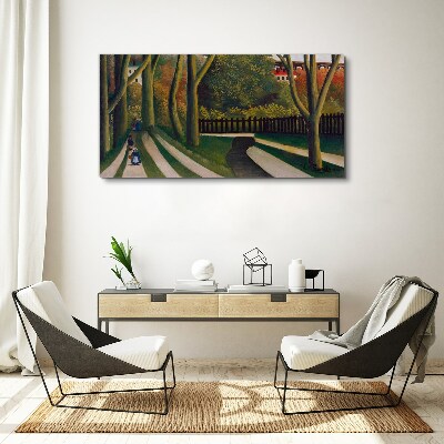 Tableau imprimé sur toile Une promenade dans le parc