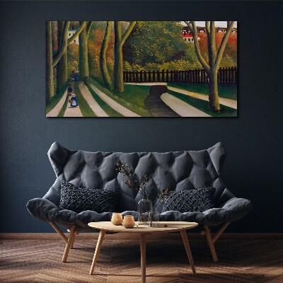 Tableau imprimé sur toile Une promenade dans le parc