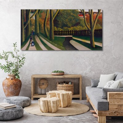 Tableau imprimé sur toile Une promenade dans le parc