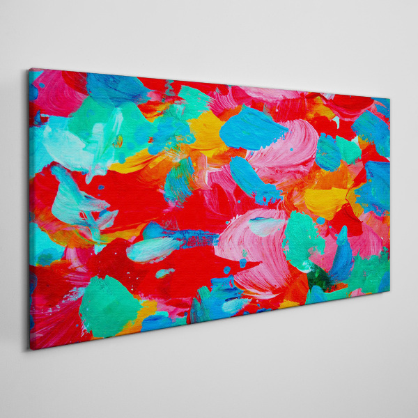 Tableau sur toile Un tourbillon coloré d'abstraction