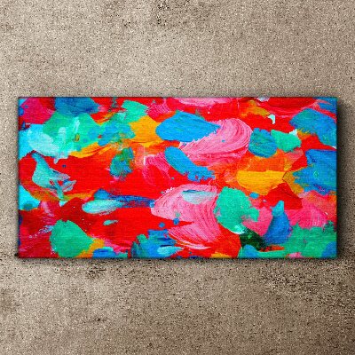 Tableau sur toile Un tourbillon coloré d'abstraction