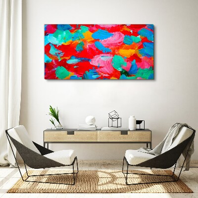 Tableau sur toile Un tourbillon coloré d'abstraction