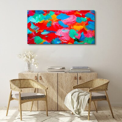 Tableau sur toile Un tourbillon coloré d'abstraction