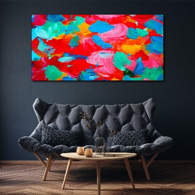 Tableau sur toile Un tourbillon coloré d'abstraction