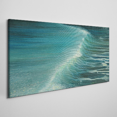 Tableau sur toile Vagues calmes de l'océan