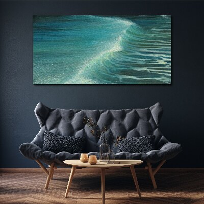 Tableau sur toile Vagues calmes de l'océan