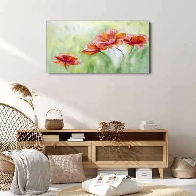 Tableau toile imprimée Fleurs aux tons pastel