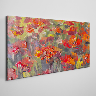 Tableau sur toile Une explosion florale de couleurs