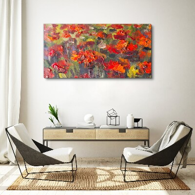 Tableau sur toile Une explosion florale de couleurs