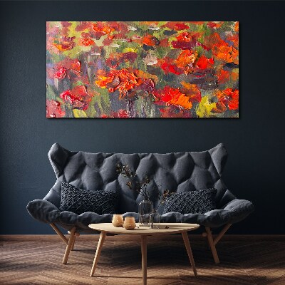 Tableau sur toile Une explosion florale de couleurs