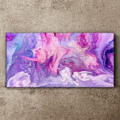 Tableau imprimé sur toile Des vagues de rêves roses