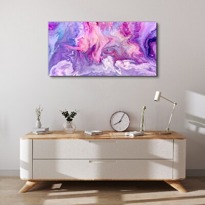 Tableau imprimé sur toile Des vagues de rêves roses