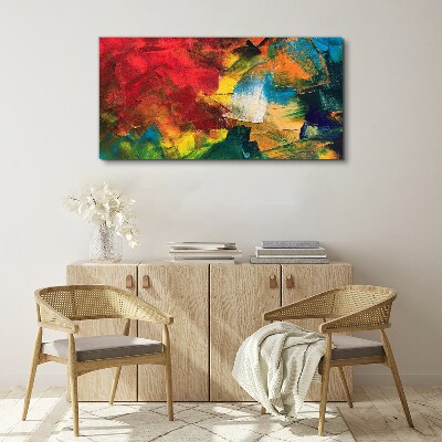 Tableau imprimé sur toile Chaos coloré