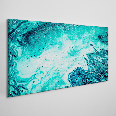 Tableau imprimé sur toile Vagues bleues dans la mer