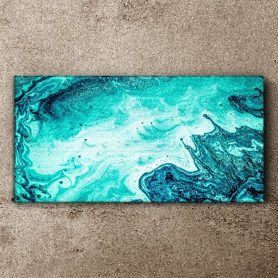 Tableau imprimé sur toile Vagues bleues dans la mer