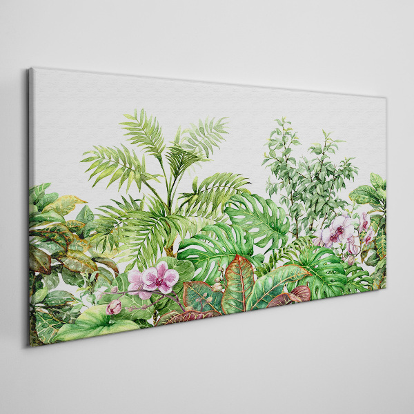 Tableau imprimé sur toile Une oasis tropicale de verdure