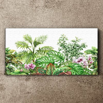 Tableau imprimé sur toile Une oasis tropicale de verdure