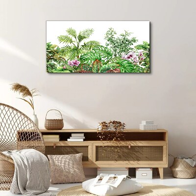 Tableau imprimé sur toile Une oasis tropicale de verdure