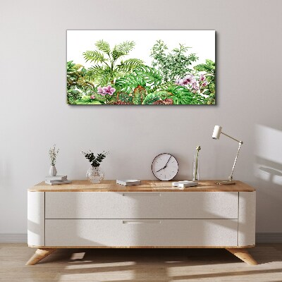 Tableau imprimé sur toile Une oasis tropicale de verdure