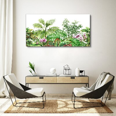 Tableau imprimé sur toile Une oasis tropicale de verdure