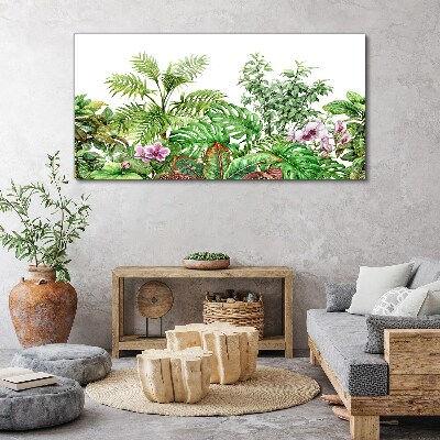 Tableau imprimé sur toile Une oasis tropicale de verdure