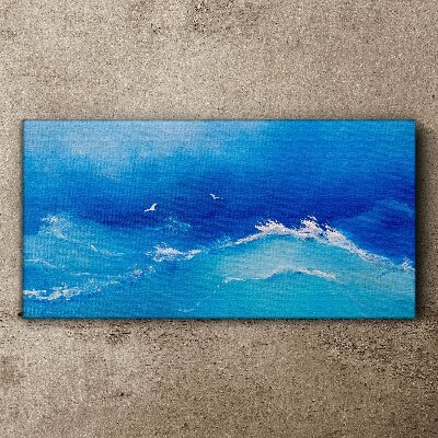 Tableau imprimé sur toile Vagues calmes de l'océan
