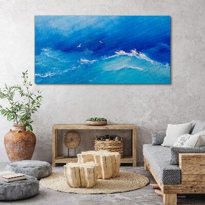 Tableau imprimé sur toile Vagues calmes de l'océan