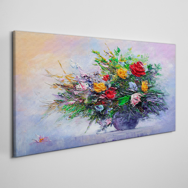 Tableau sur toile Bouquet de fleurs de printemps