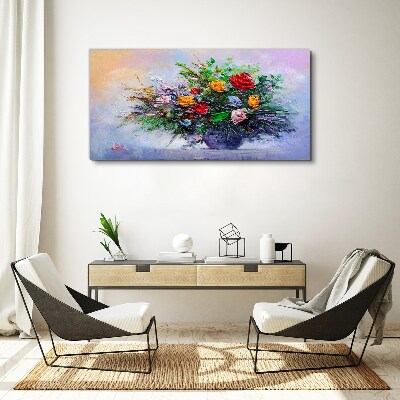 Tableau sur toile Bouquet de fleurs de printemps