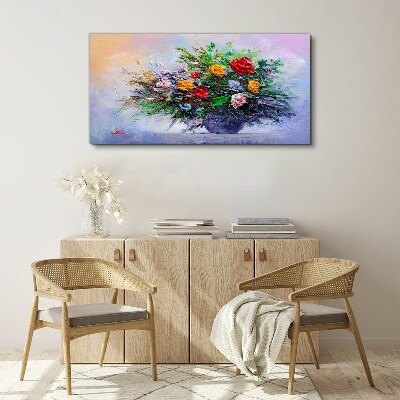 Tableau sur toile Bouquet de fleurs de printemps