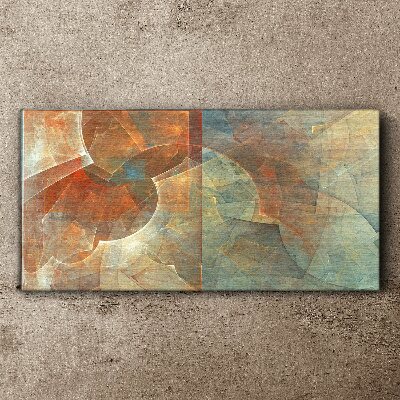 Tableau sur toile Composition abstraite en couleurs
