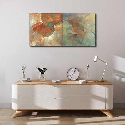 Tableau sur toile Composition abstraite en couleurs