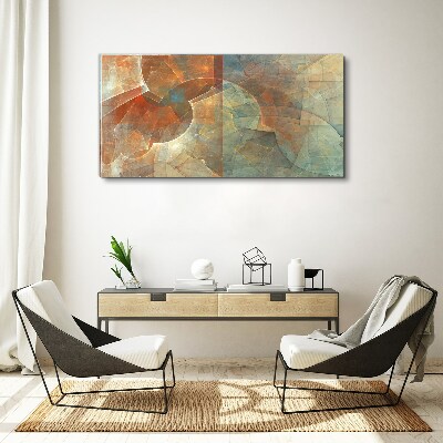Tableau sur toile Composition abstraite en couleurs