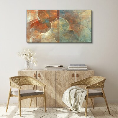 Tableau sur toile Composition abstraite en couleurs