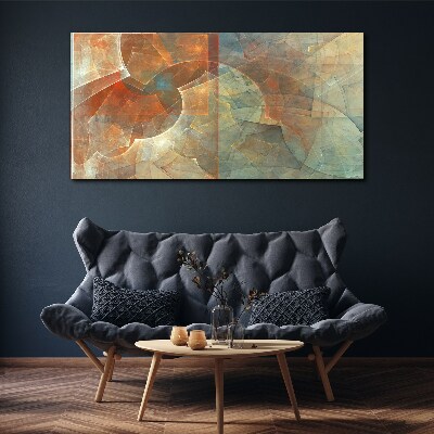 Tableau sur toile Composition abstraite en couleurs