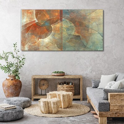 Tableau sur toile Composition abstraite en couleurs
