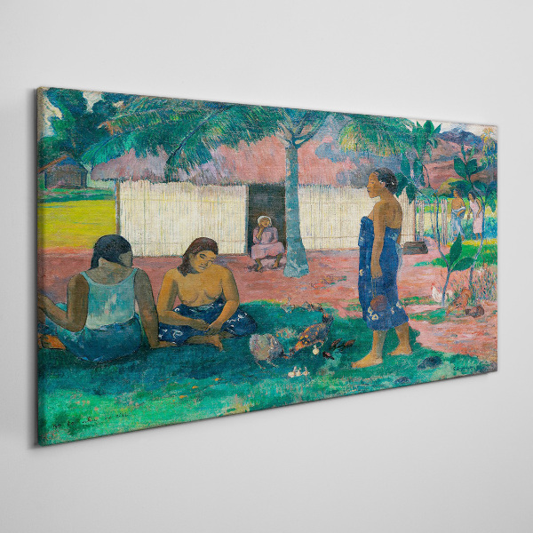 Tableau sur toile Détendez-vous dans un jardin tropical