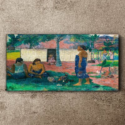 Tableau sur toile Détendez-vous dans un jardin tropical