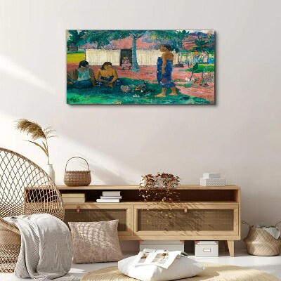 Tableau sur toile Détendez-vous dans un jardin tropical