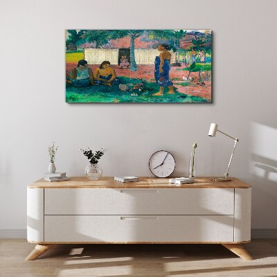 Tableau sur toile Détendez-vous dans un jardin tropical