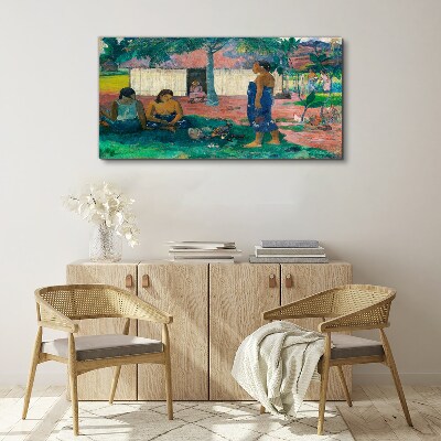 Tableau sur toile Détendez-vous dans un jardin tropical